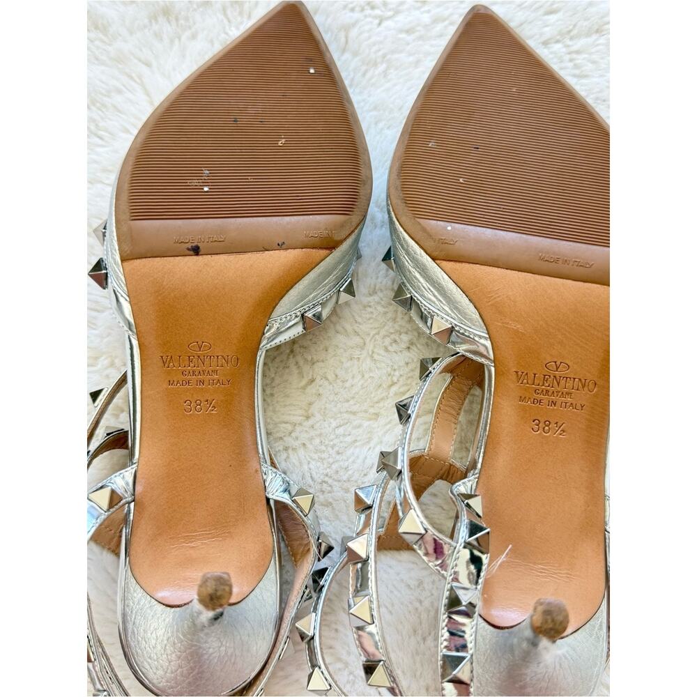 Valentino Garavani women gladiator heels shoes size 38,5 EU Authentic - Picture 5 of 10